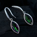 Mystic-Quartz-American-Julia-Solitaire-Dangle-multicolor-Silver-Earring