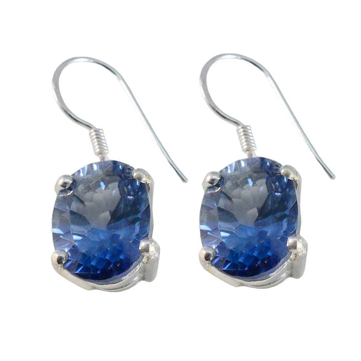 Mystic-Quartz-Australian-Hina-Solitaire-Dangle-multicolor-Silver-Earring Main image