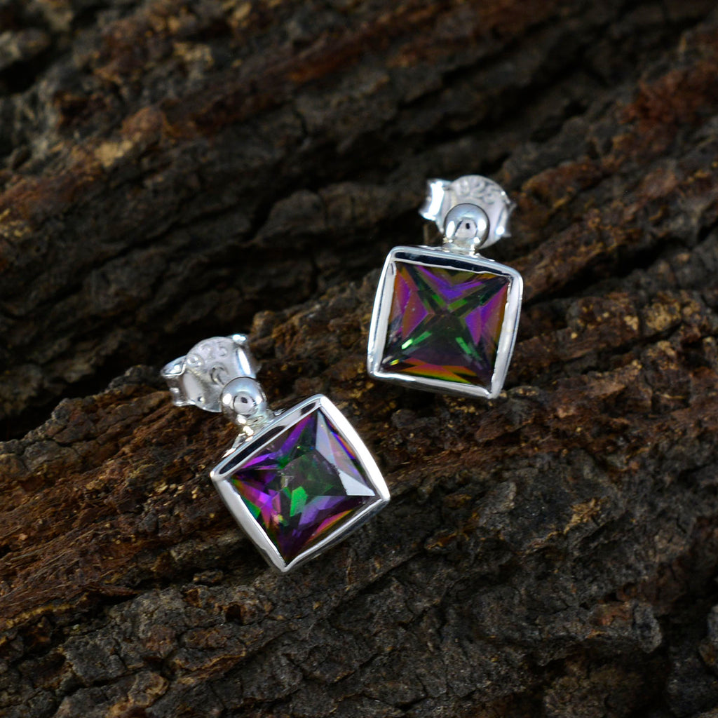 Mystic-Quartz-Japanese-Laura-Solitaire-Stud-multicolor-Sterling-Silver-Earring