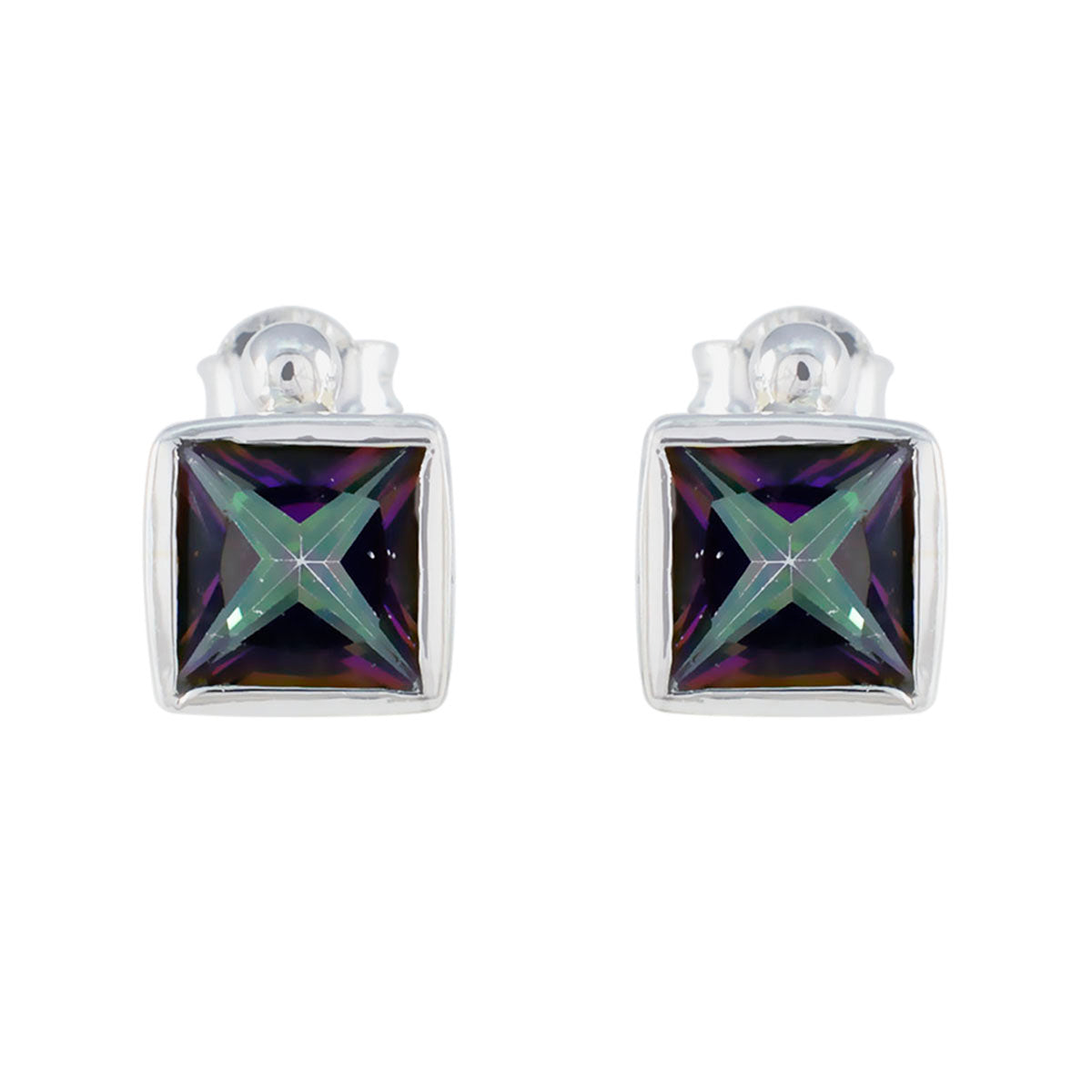 Mystic-Quartz-Japanese-Laura-Solitaire-Stud-multicolor-Sterling-Silver-Earring