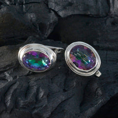 Mystic-Quartz-Italian-Ivana-Solitaire-Stud-multicolor-Silver-Earring