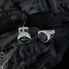Mystic-Quartz-Middle-Eastern-Lucia-Solitaire-Stud-multicolor-Sterling-Silver-Earring