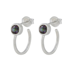 Mystic-Quartz-Mexican-Luisa-Solitaire-Stud-multicolor-Silver-Earring