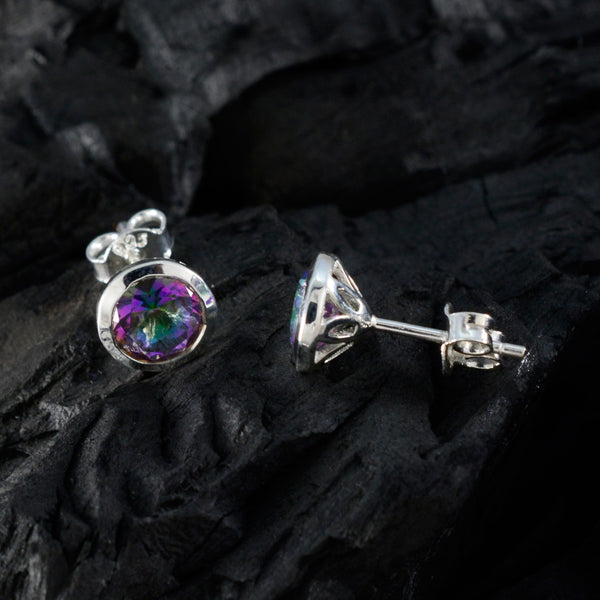 Mystic-Quartz-Australian-Yasmine-Solitaire-Stud-multicolor-92.5-Silver-Earring