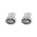 Mystic-Quartz-French-Mei-Solitaire-Stud-multicolor-92.5-Silver-Earring
