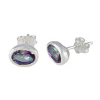 Mystic-Quartz-French-Mei-Solitaire-Stud-multicolor-92.5-Silver-Earring