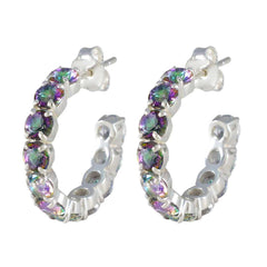 Mystic-Quartz-Moroccan-Isadora-multiple-Stud-multicolor-925-Sterling-Silver-Earring