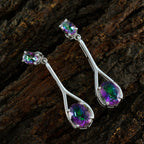 Mystic-Quartz-Italian-Ling-Toi-et-Moi-Stud-multicolor-925-Sterling-Silver-Earring