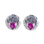 Multi-CZ-Moroccan-Patricia-multiple-Stud-multicolor-925-Sterling-Silver-Earring