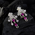 Multi-CZ-Egyptian-Paula-multiple-Stud-multicolor-925-Sterling-Silver-Earring