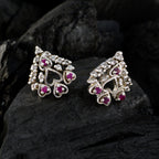 Multi-CZ-Middle-Eastern-Sofía-multiple-Stud-multicolor-92.5-Silver-Earring