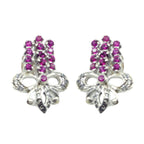 Multi-CZ-Mexican-Teresa-multiple-Stud-multicolor-925-Sterling-Silver-Earring