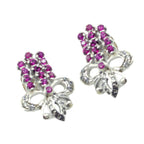 Multi-CZ-Mexican-Teresa-multiple-Stud-multicolor-925-Sterling-Silver-Earring