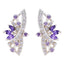 Multi-CZ-Moroccan-Rebeca-multiple-Stud-multicolor-925-Silver-Earring