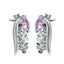 Multi-CZ-Spanish-Victoria-multiple-Stud-multicolor-92.5-Silver-Earring