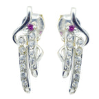 Multi-CZ-Egyptian-Ángeles-multiple-Stud-multicolor-925-Silver-Earring