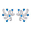 Multi-CZ-Japanese-Aria-multiple-Stud-multicolor-92.5-Silver-Earring