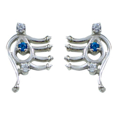 Multi-CZ-Italian-Aurora-multiple-Stud-multicolor-92.5-Silver-Earring