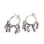 Multi-CZ-Middle-Eastern-Autumn-multiple-Stud-multicolor-Silver-Earring