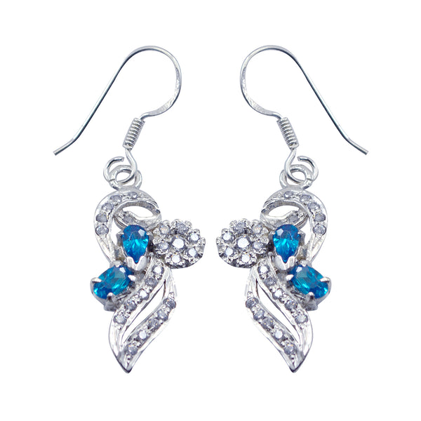 Multi-CZ-Japanese-Ella-multiple-Dangle-multicolor-925-Sterling-Silver-Earring