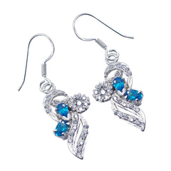 Multi-CZ-Japanese-Ella-multiple-Dangle-multicolor-925-Sterling-Silver-Earring