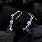 Multi-CZ-Middle-Eastern-Emily-multiple-Dangle-multicolor-925-Silver-Earring