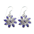Multi-CZ-Middle-Eastern-Ines-multiple-Dangle-multicolor-925-Sterling-Silver-Earring