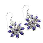 Multi-CZ-Middle-Eastern-Ines-multiple-Dangle-multicolor-925-Sterling-Silver-Earring