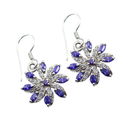 Multi-CZ-Middle-Eastern-Ines-multiple-Dangle-multicolor-925-Sterling-Silver-Earring