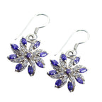 Multi-CZ-Middle-Eastern-Ines-multiple-Dangle-multicolor-925-Sterling-Silver-Earring