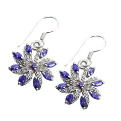 Multi-CZ-Middle-Eastern-Ines-multiple-Dangle-multicolor-925-Sterling-Silver-Earring