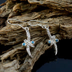 Multi-CZ-Mexican-Emma-multiple-Dangle-multicolor-Silver-Earring