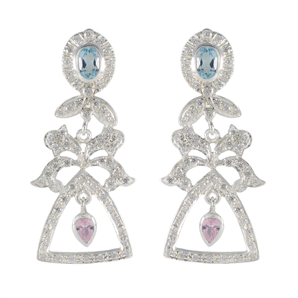 Multi-Indian-Saanvi-multiple-Stud-multicolor-92.5-Silver-Earring