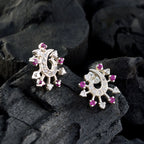 Multi-CZ-German-Natalia-multiple-Stud-multicolor-92.5-Silver-Earring