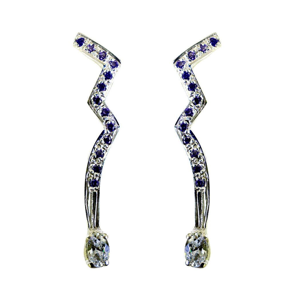 Multi-CZ-Mexican-Ava-multiple-Stud-multicolor-925-Silver-Earring