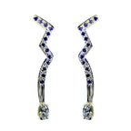 Multi-CZ-Mexican-Ava-multiple-Stud-multicolor-925-Silver-Earring