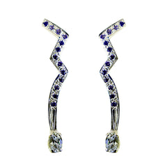 Multi-CZ-Mexican-Ava-multiple-Stud-multicolor-925-Silver-Earring