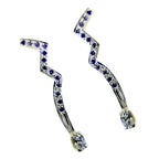 Multi-CZ-Mexican-Ava-multiple-Stud-multicolor-925-Silver-Earring