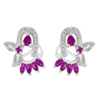 Multi-CZ-French-Camilla-multiple-Stud-multicolor-Silver-Earring