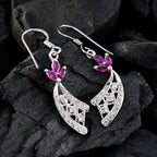 Multi-CZ-African-Chloe-multiple-Dangle-multicolor-925-Silver-Earring