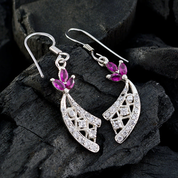Multi-CZ-African-Chloe-multiple-Dangle-multicolor-925-Silver-Earring