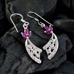 Multi-CZ-African-Chloe-multiple-Dangle-multicolor-925-Silver-Earring