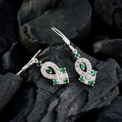 Multi-CZ-Russian-Claire-multiple-Dangle-multicolor-925-Sterling-Silver-Earring