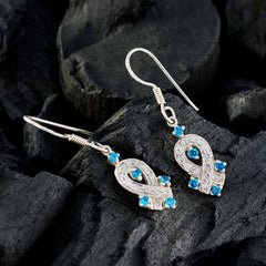 Multi-CZ-American-Elena-multiple-Dangle-multicolor-Silver-Earring