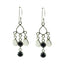 Multi-German-Giulia-multiple-Dangle-multicolor-Silver-Earring