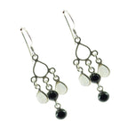 Multi-German-Giulia-multiple-Dangle-multicolor-Silver-Earring