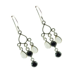 Multi-German-Giulia-multiple-Dangle-multicolor-Silver-Earring