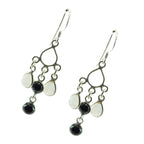 Multi-German-Giulia-multiple-Dangle-multicolor-Silver-Earring