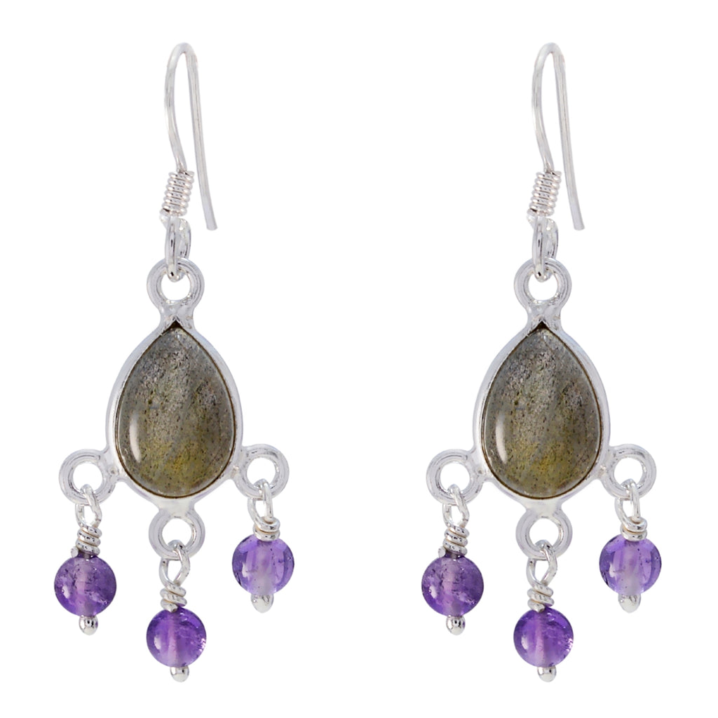Multi-Russian-Greta-multiple-Dangle-multicolor-92.5-Silver-Earring