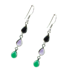 Multi-Japanese-Nova-multiple-Dangle-multicolor-925-Sterling-Silver-Earring
